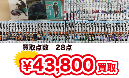 買取点数　28点　¥43,800